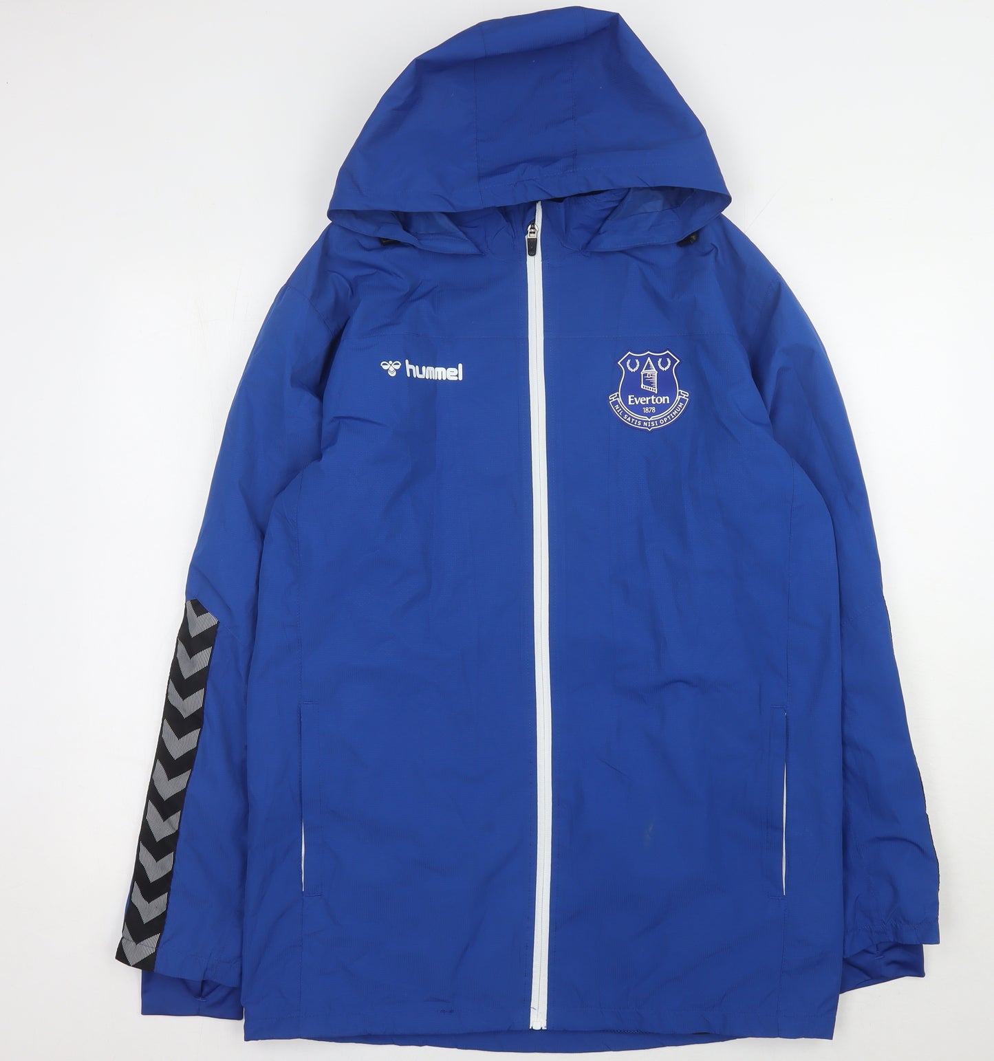 Hummel Men's Blue Waterproof Rain Coat M