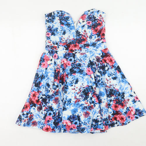 TFNC London Women's Multicoloured Floral Dress, Size S