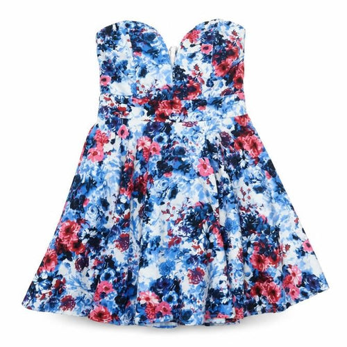 TFNC London Women's Multicoloured Floral Dress, Size S