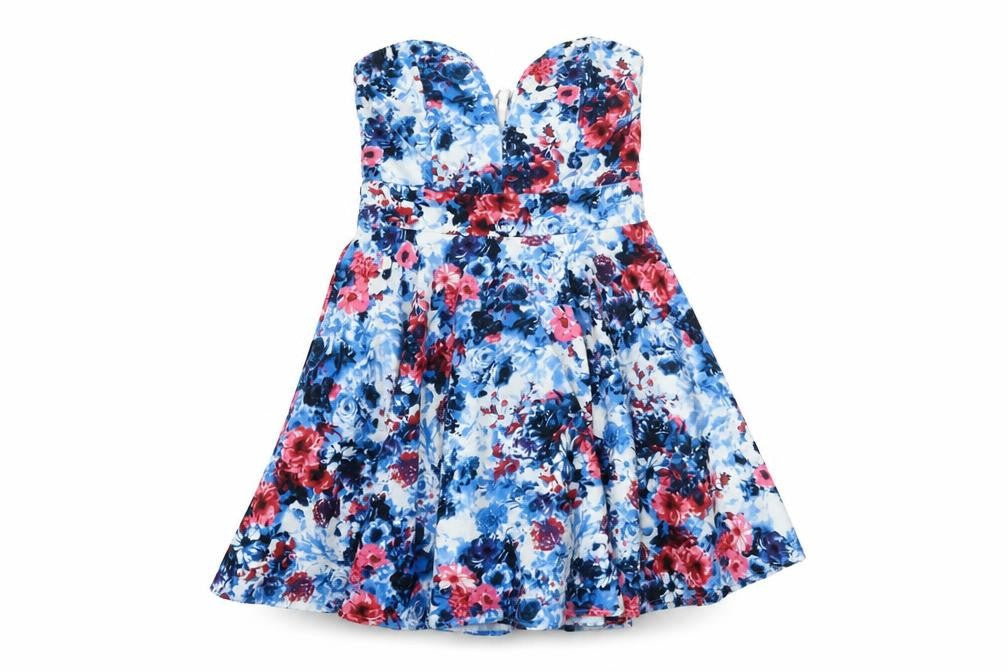 TFNC London Women's Multicoloured Floral Dress, Size S