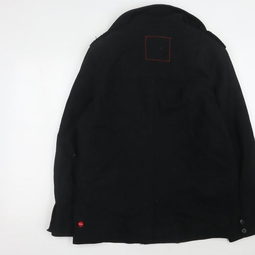 O'Neill Men's Black XL Pea Coat, Stylish Winter Warmth