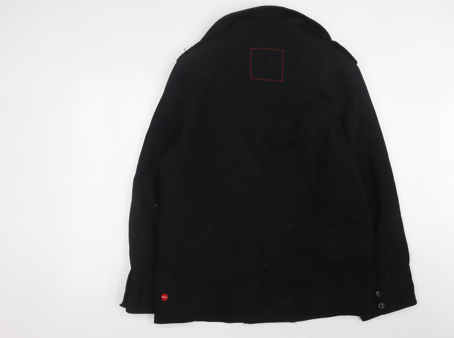 O'Neill Men's Black XL Pea Coat, Stylish Winter Warmth