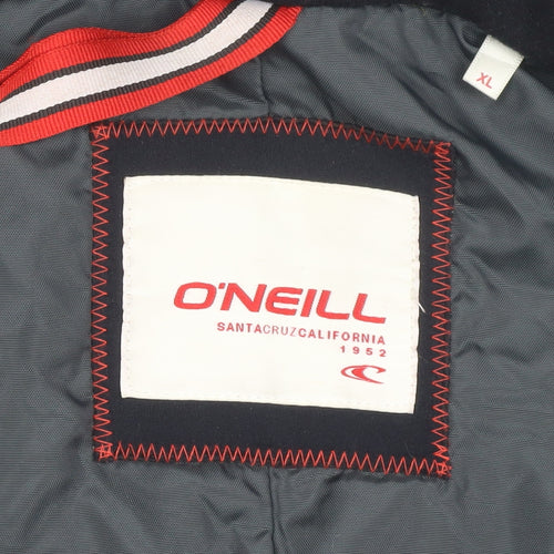 O'Neill Men's Black XL Pea Coat, Stylish Winter Warmth