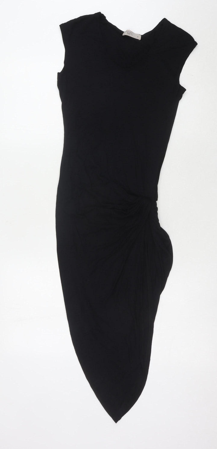Label Lab Women's Black Asymmetric Dress Size 6