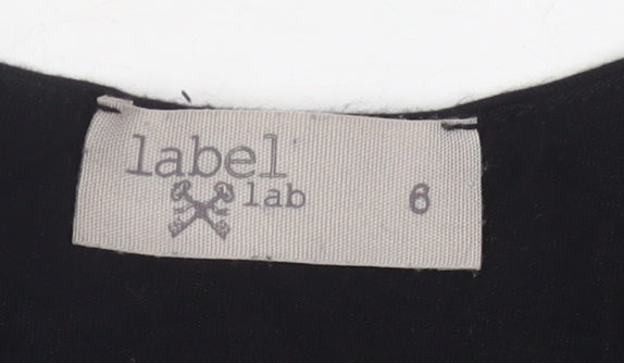 Label Lab Women's Black Asymmetric Dress Size 6