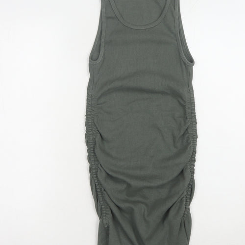 Pull & Bear Women's Green M Tank Dress