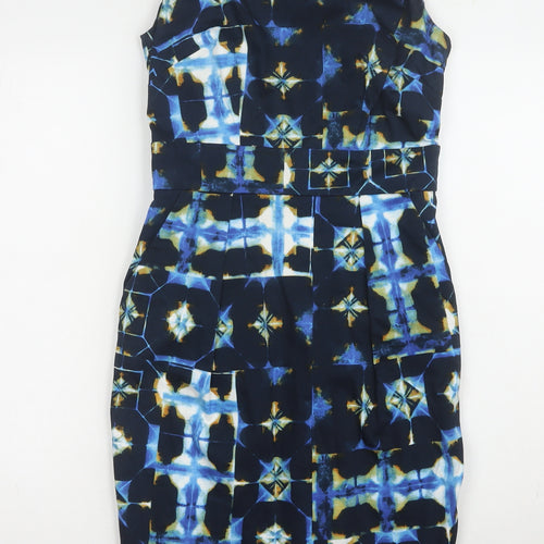 Amphora Women's Multicoloured Geometric Dress Size 10
