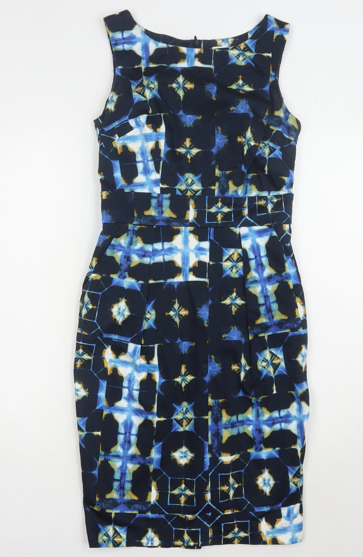 Amphora Women's Multicoloured Geometric Dress Size 10