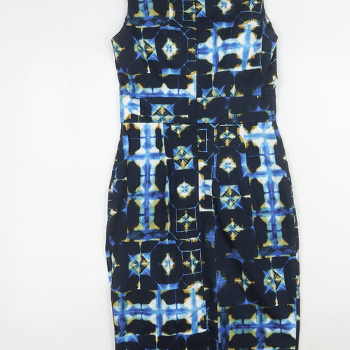 Amphora Women's Multicoloured Geometric Dress Size 10