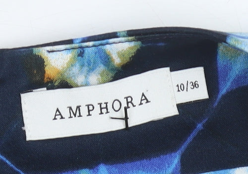 Amphora Women's Multicoloured Geometric Dress Size 10