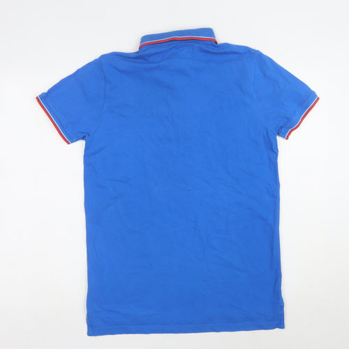 Next Boys Blue Polo Shirt, 15 Years, Short Sleeve