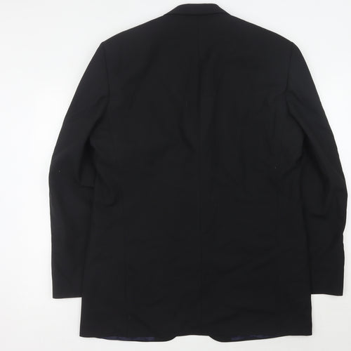 Marks and Spencer Men's Black Suit Jacket, 42 Chest, Elegant Formal