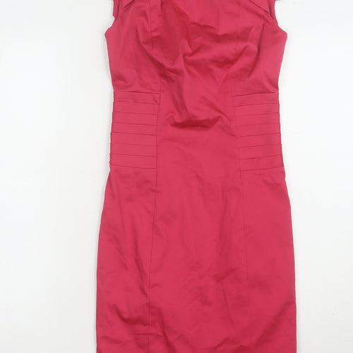 Warehouse Women's Red Pencil Dress, Size 8, Party Wear