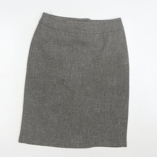 Happit Women's Grey Pencil Skirt, Size 12