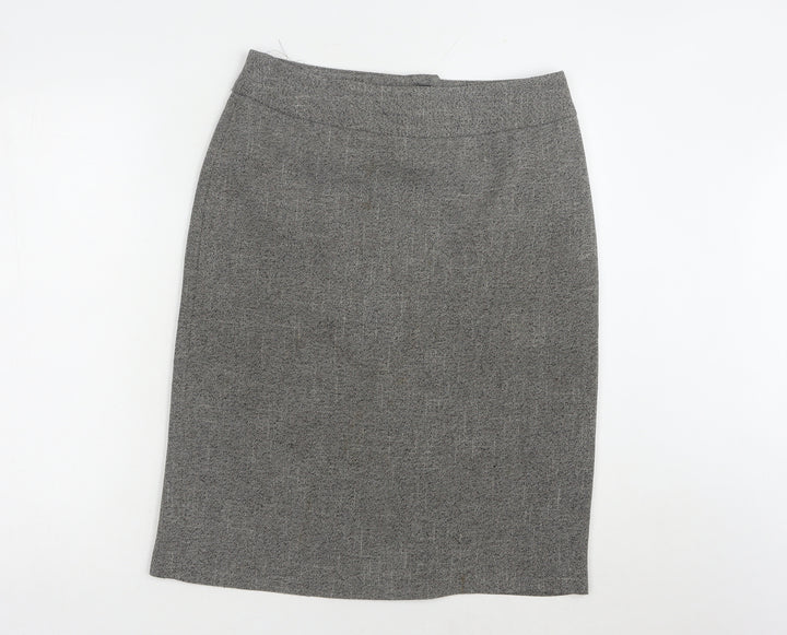 Happit Women's Grey Pencil Skirt, Size 12