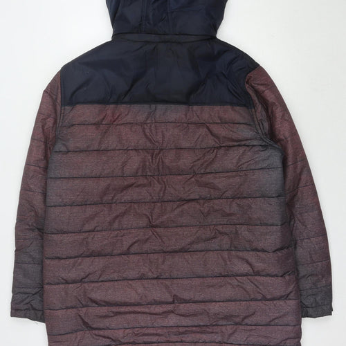 Atlas For Men Multicoloured Puffer Jacket L Hooded