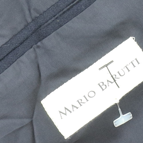 Mario Barutti Men's Blue Blazer Jacket 34R