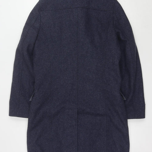 John Lewis & Co. Men's Blue Wool Pea Coat S