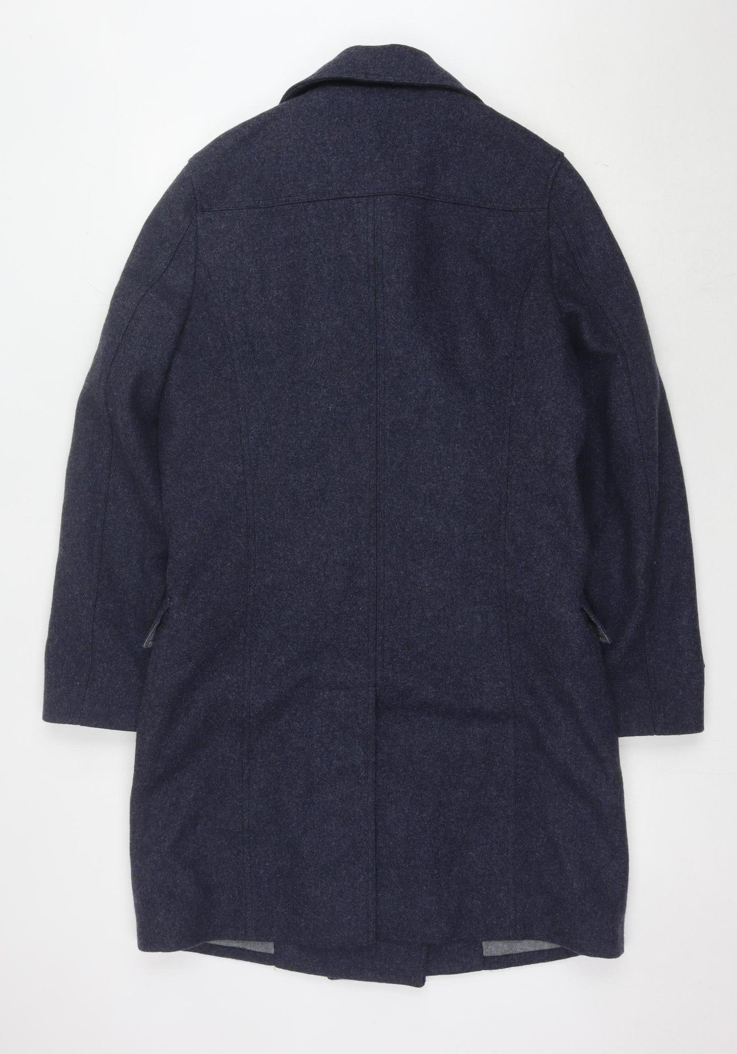 John Lewis & Co. Men's Blue Wool Pea Coat S