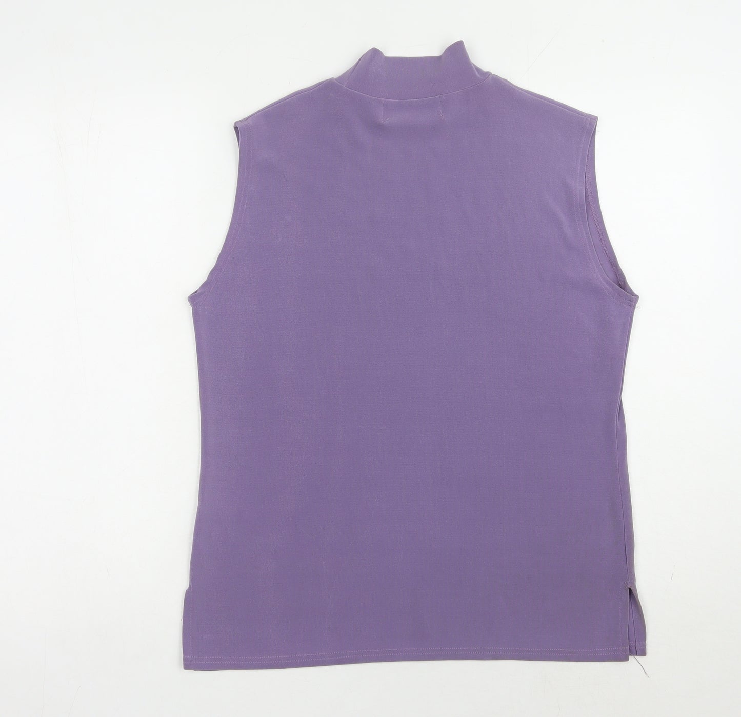 Eternal Collection Women's Purple Studded Tank Top