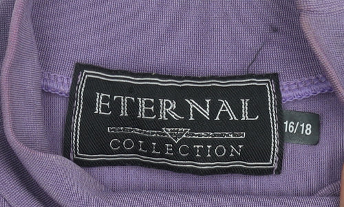 Eternal Collection Women's Purple Studded Tank Top