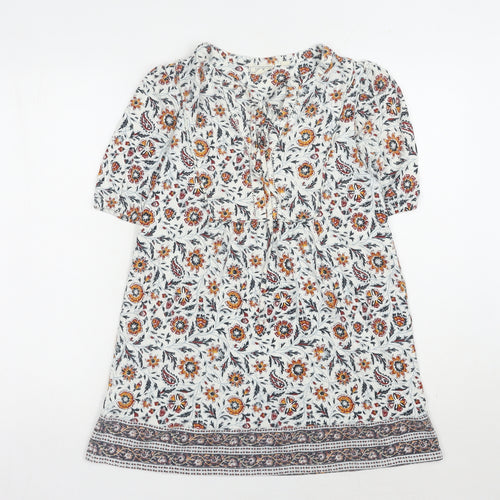 Fat Face Women's Multicoloured Floral Dress UK Size 6