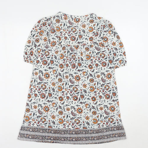 Fat Face Women's Multicoloured Floral Dress UK Size 6