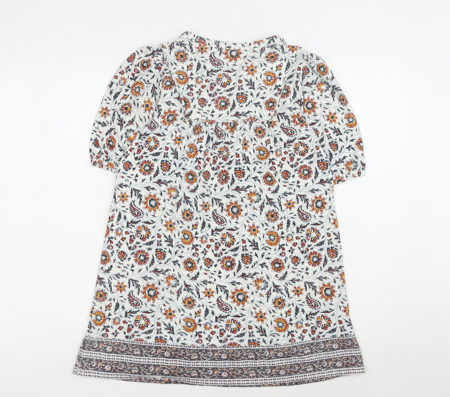 Fat Face Women's Multicoloured Floral Dress UK Size 6