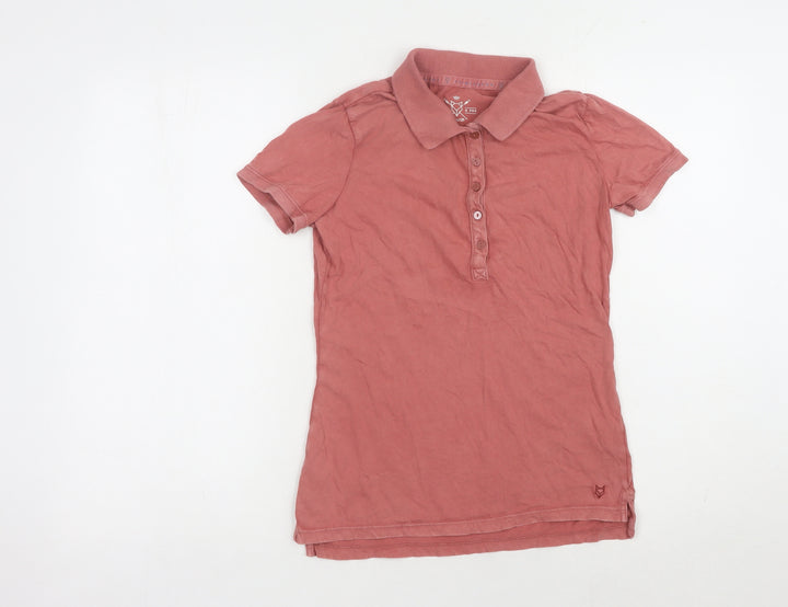 Prince & Fox Women's Pink Polo Shirt, Size S