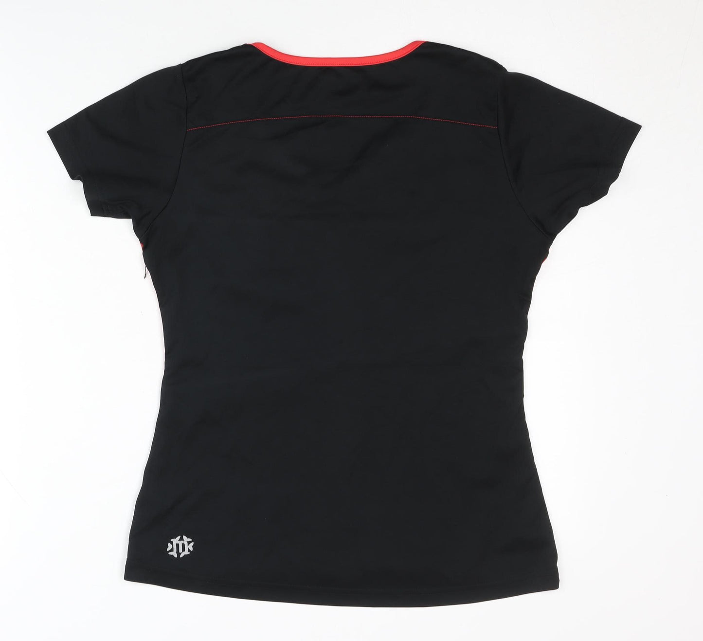 Manguun Sports Women's Black Colourblock T-Shirt Size 10