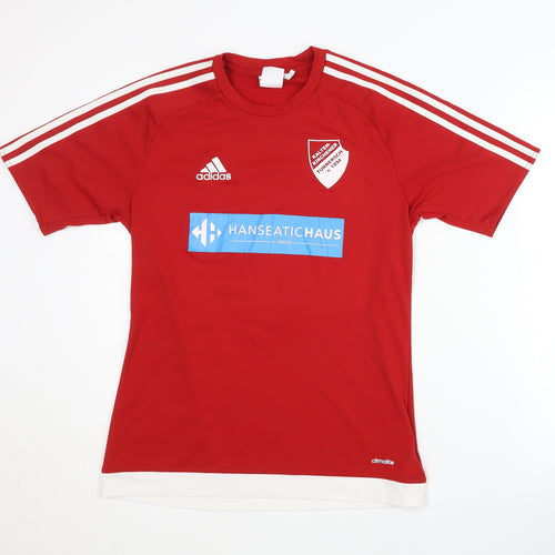 Adidas Men's Red Athletic Jersey Size S