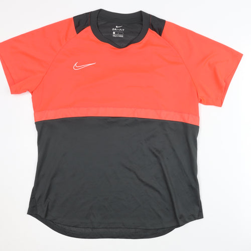 Nike Unisex Red Black T-Shirt L Athletic Fit