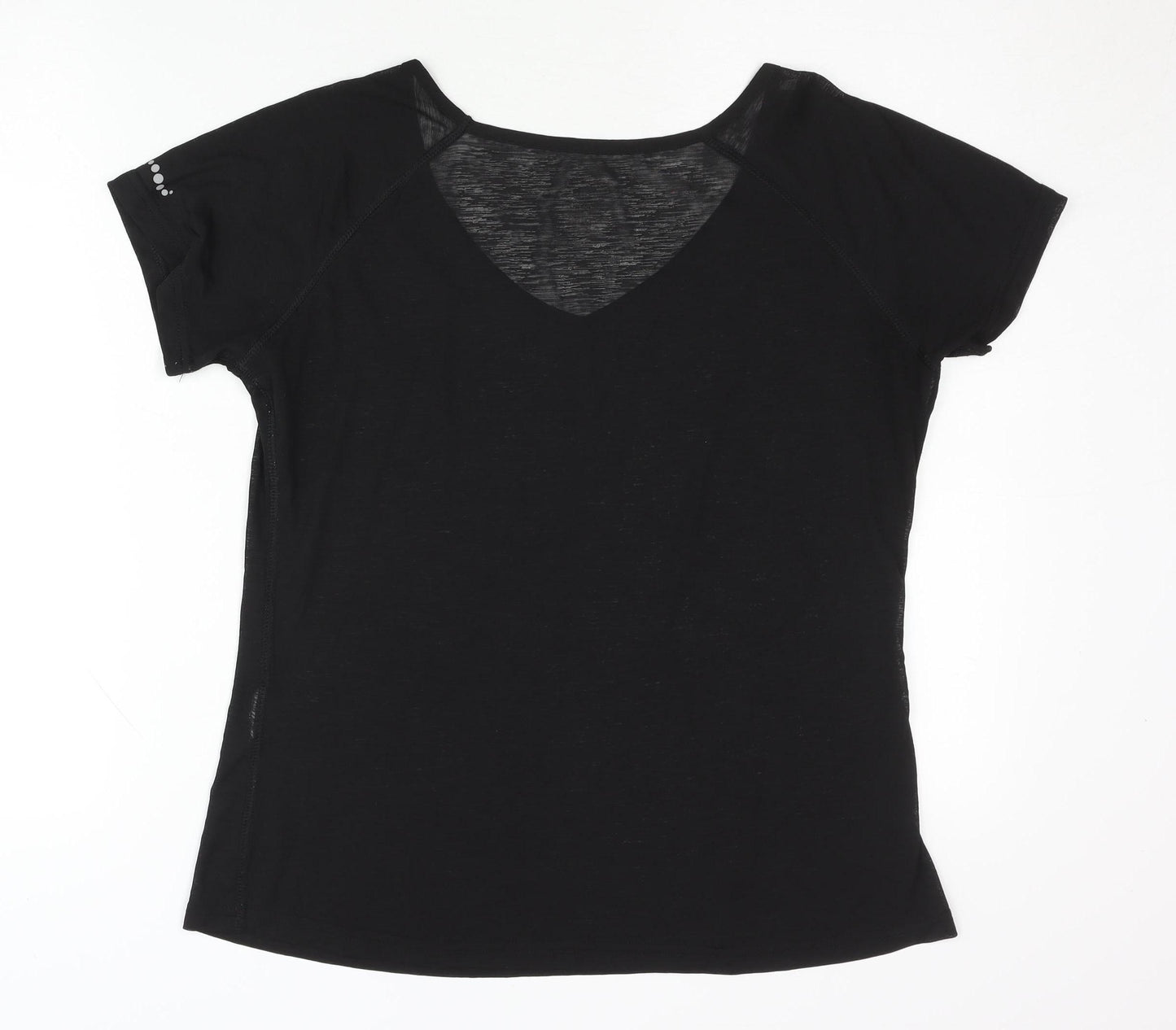Crivit Sports Women's Black V-Neck T-Shirt M