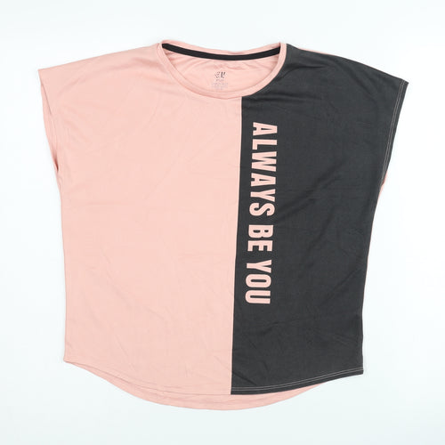 H&M Girls Pink Sleeveless T-Shirt Size 10-11 Years