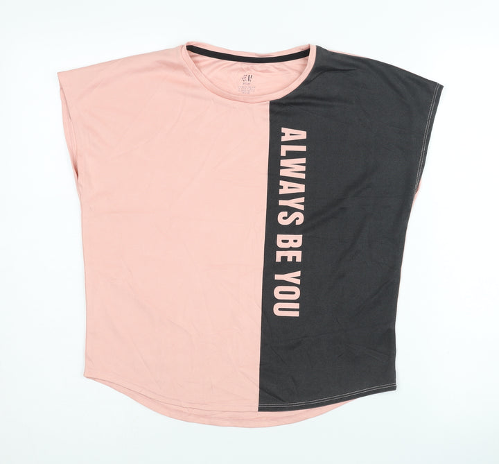 H&M Girls Pink Sleeveless T-Shirt Size 10-11 Years