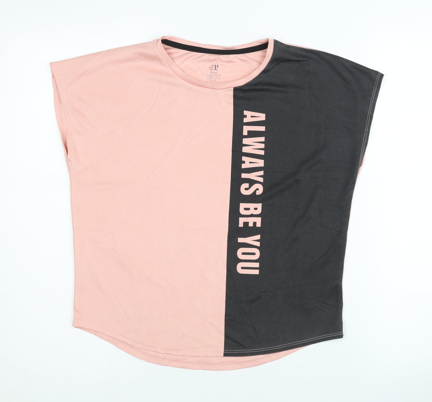 H&M Girls Pink Sleeveless T-Shirt Size 10-11 Years