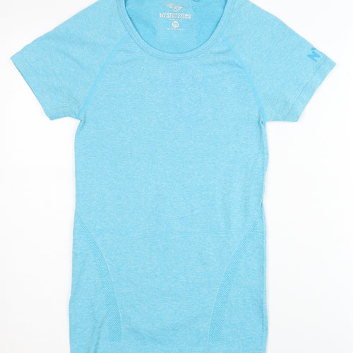 NY Athletics Women's Blue T-Shirt, Size S, Casual Style