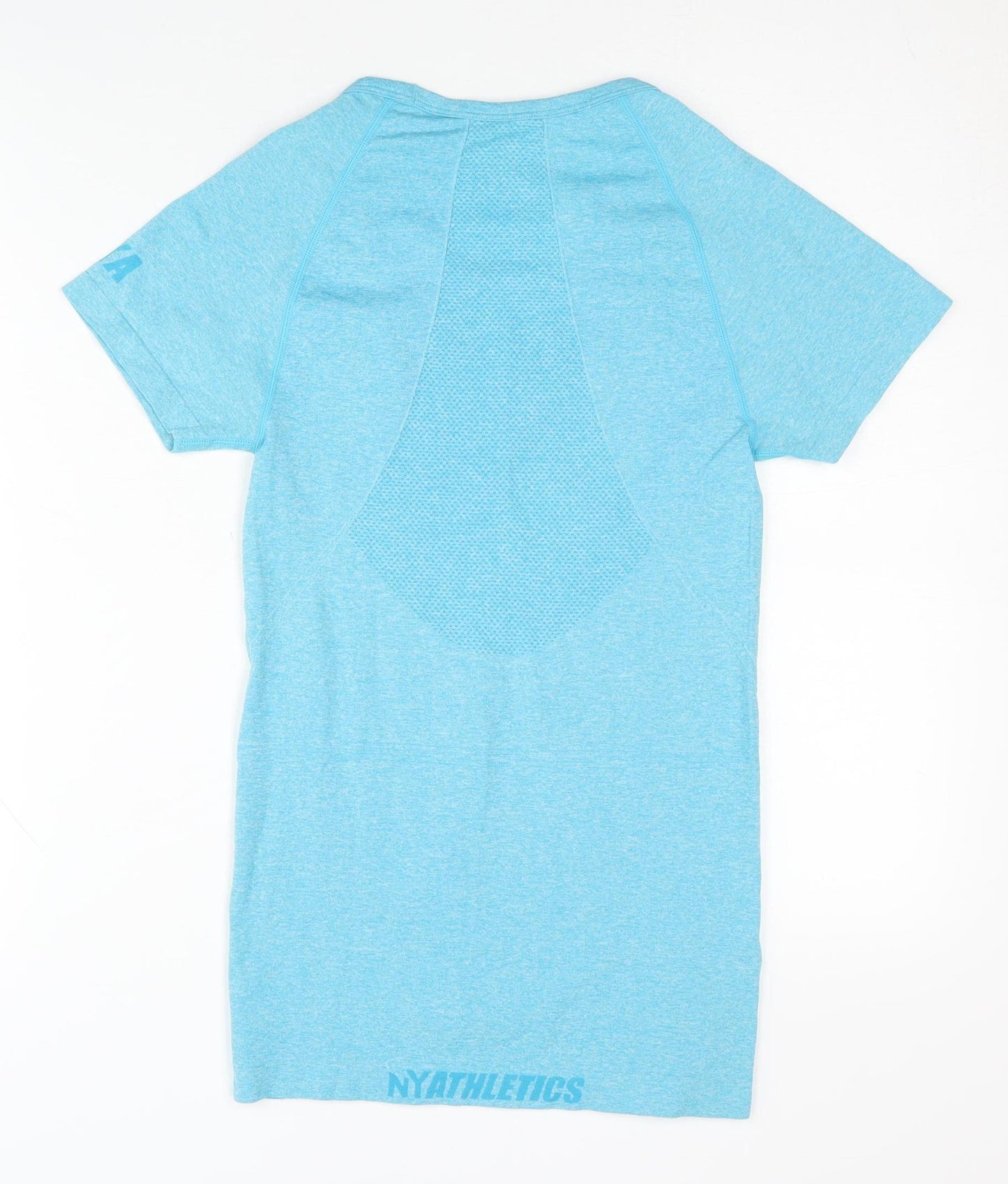NY Athletics Women's Blue T-Shirt, Size S, Casual Style