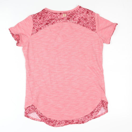 Decathlon Girls Pink Short Sleeve Activewear Top - Size 14-15