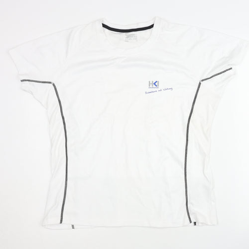 James and Nicholson White Unisex 2XL Gym T-Shirt