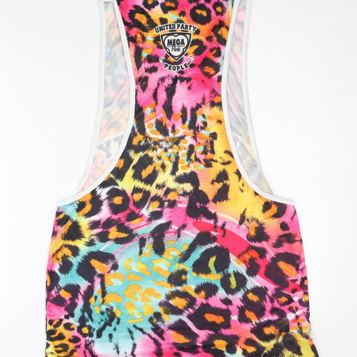 Mega Park Unisex Animal Print Tank XL Multicoloured