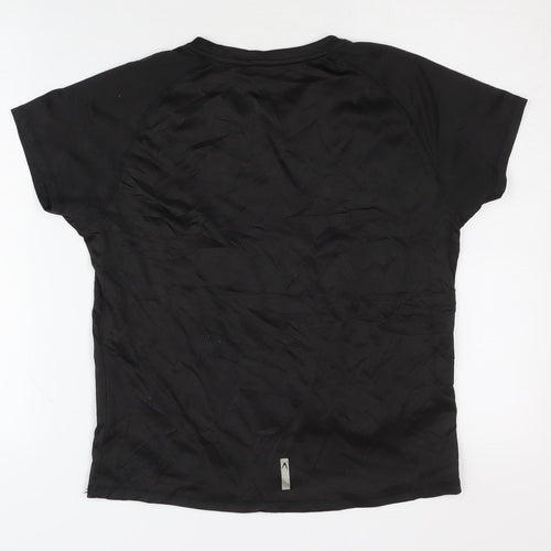 Boomerang Womens Black Running T-Shirt Size 16