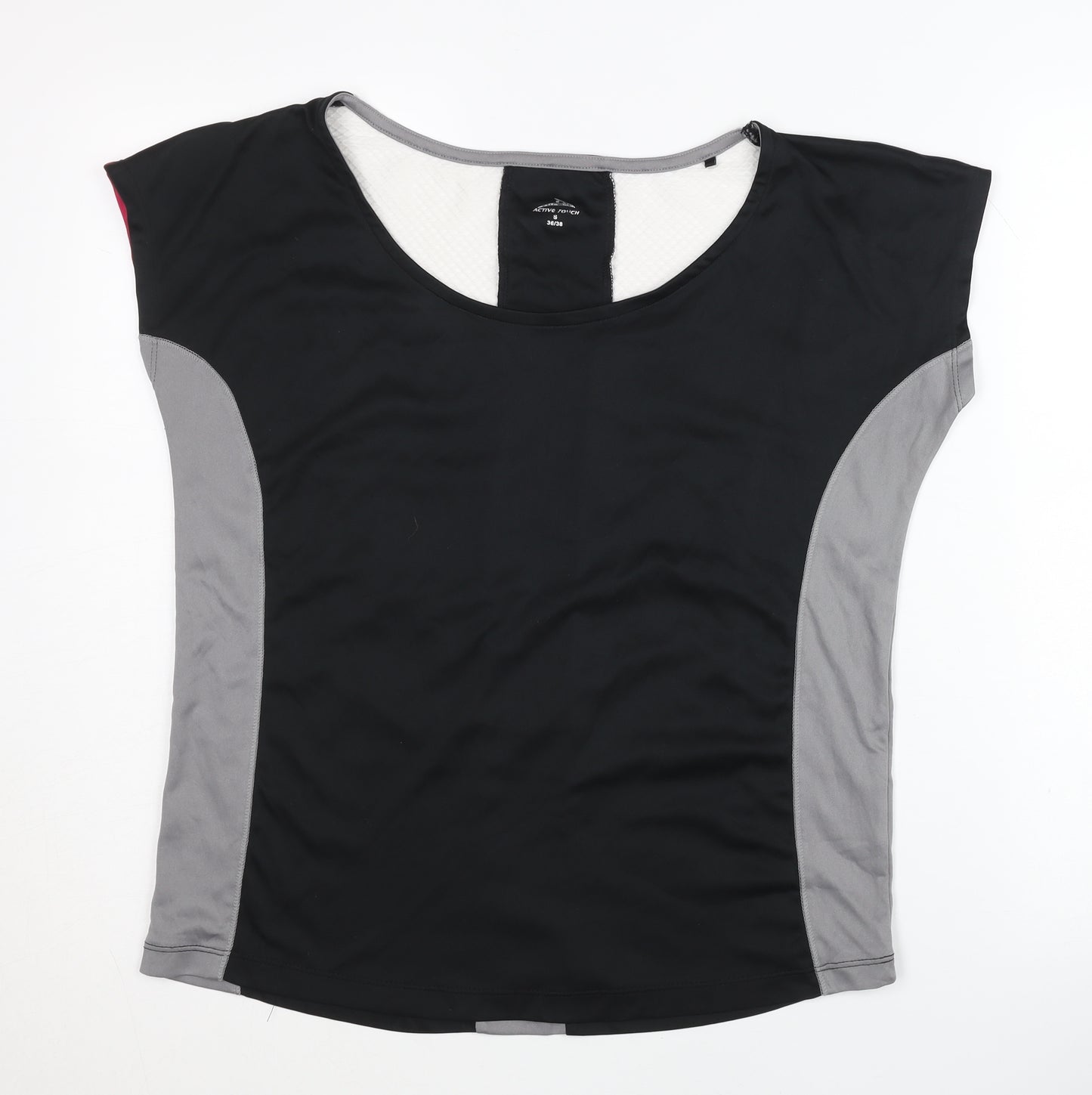 Active Touch Women's Black Gym T-Shirt Size 10