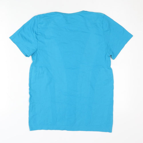 Sports Tech Women's Blue T-Shirt, Size 12, Activewear