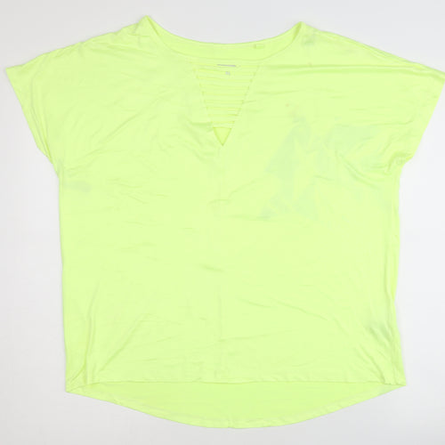Ergee Women's Green XL Basic T-Shirt - Lightweight