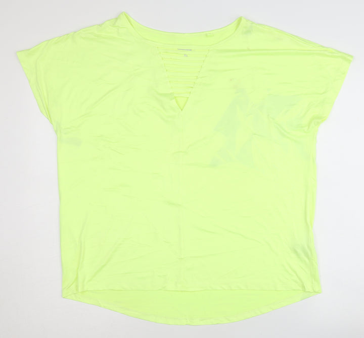 Ergee Women's Green XL Basic T-Shirt - Lightweight