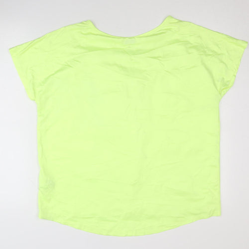 Ergee Women's Green XL Basic T-Shirt - Lightweight