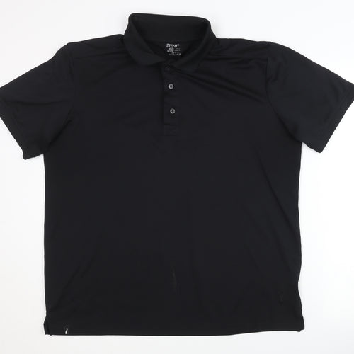 Crivit Men's Black Polo Shirt Size L