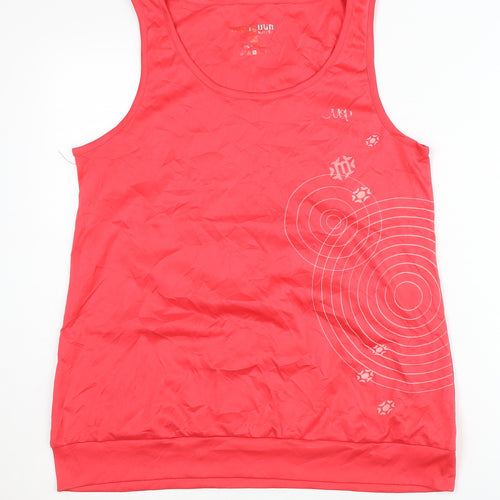 Manguun Women's Red Tank Top, Sleeveless Activewear