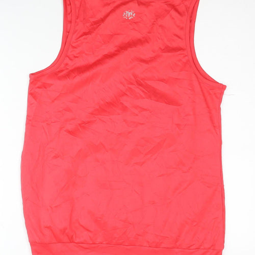 Manguun Women's Red Tank Top, Sleeveless Activewear